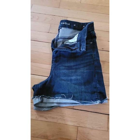 American Eagle Curvy Super Hi-Rise Shortie Shorts SIZE 8 - Picture 2 of 6